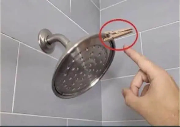 A Clothespin on the Shower Head? Here’s What It Means