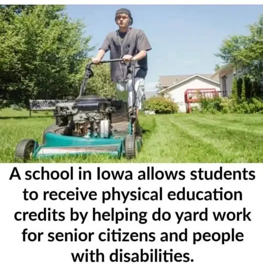 School Program Lets Students Earn P.E. Credits By Helping People With Yard Work