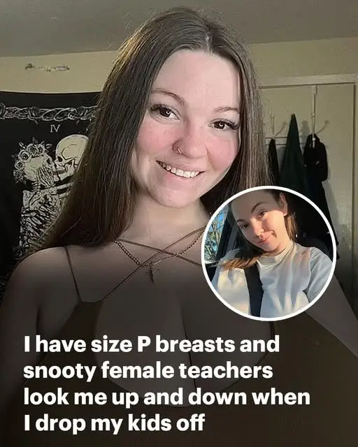 Mother with SIZE P boobs claims she was ‘SHAMED’ by a ‘snooty’ teacher for not wearing a bra on the school run – as she rails against ‘jealous’ moms who judge her, claiming they’re terrified she’s going to ‘steal their husbands’