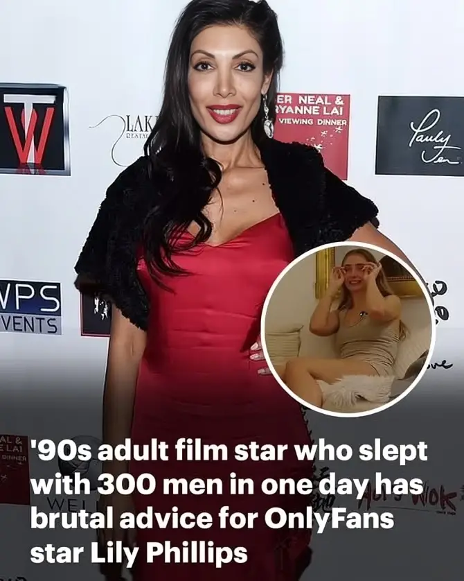 ’90s porn legend who slept with 300 men in one day has brutal advice for OnlyFans star Lily Phillips