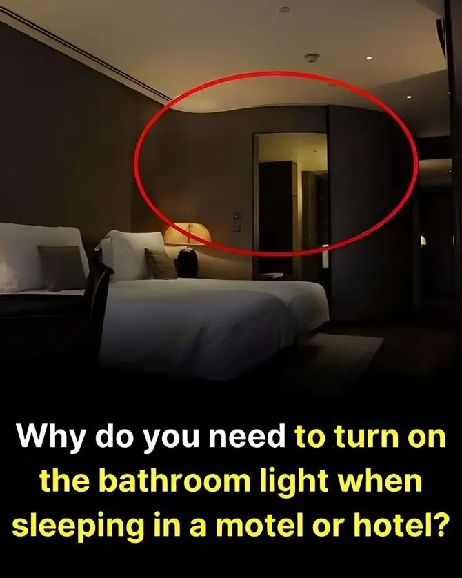 This Is Why You Should Turn A Bathroom Light On When Sleeping at a Motel or Motel